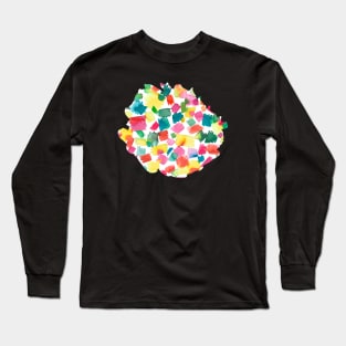 Abstract Brushstrokes Painting Spring Long Sleeve T-Shirt